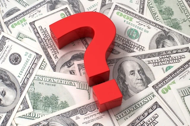 question mark dollar bills retirement accounts