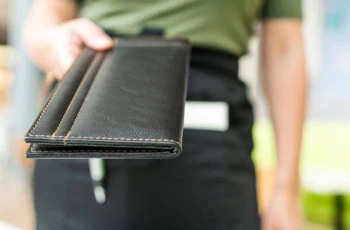 restaurant bill check discount 1200