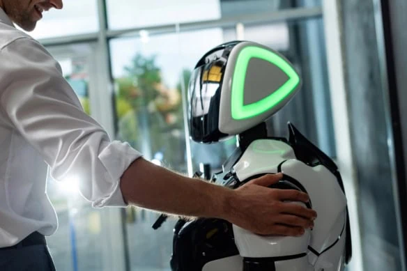 an AI-powered robot.