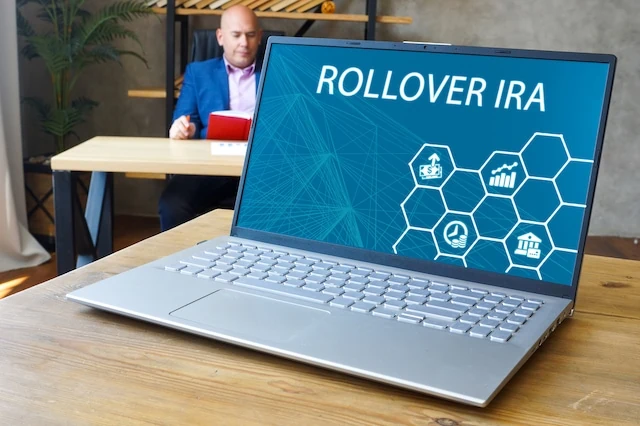 rollover IRA retirement office laptop