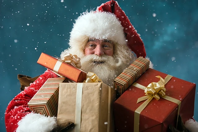 santa claus christmas gifts