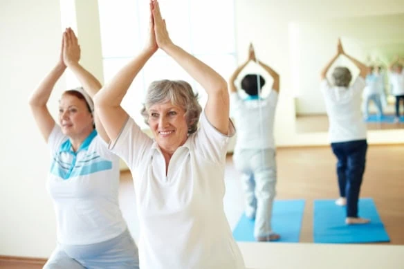 senior fitness yoga exercises