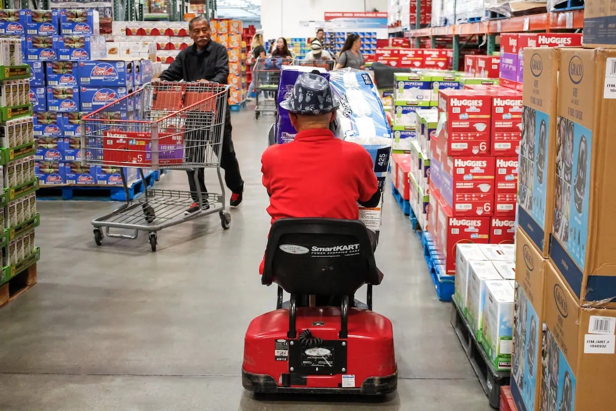Walmart, Sam's Club, or Costco: Which Grocery Chain Is Best for Seniors? 7 senior grocery shopping mobility scooter