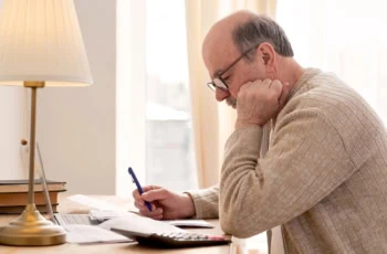 senior retirement boomer calculator finances bills pen 1200