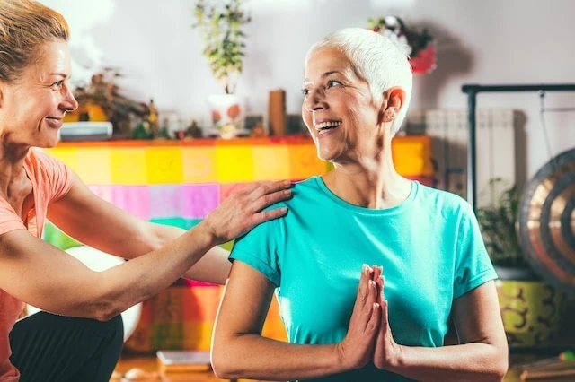 senior yoga mental health fitness