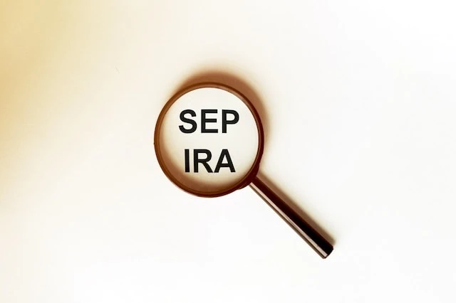 sep ira magnifying glass