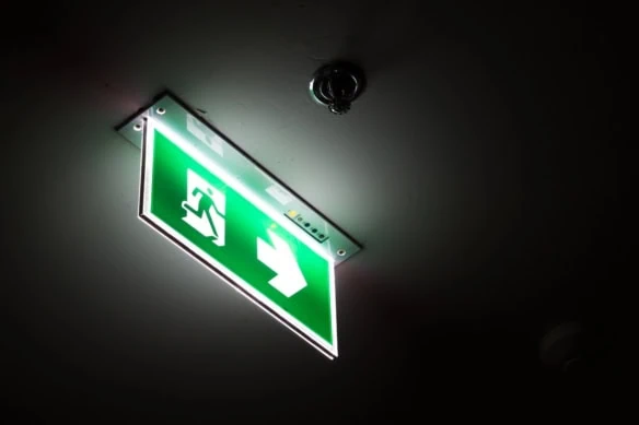 shrinking states emergency exit sign 1200
