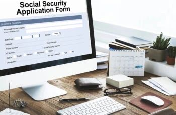 social security application form computer screen 1200