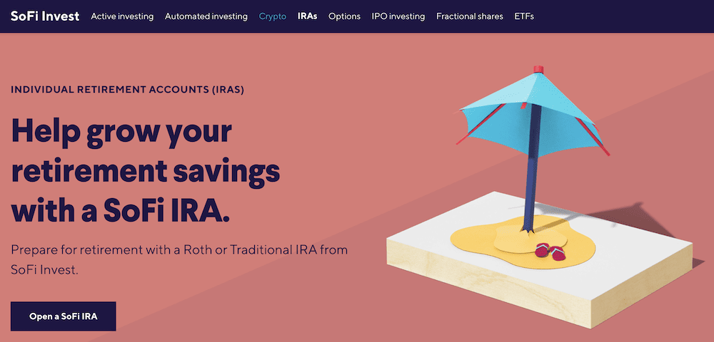 sofi roth ira signup