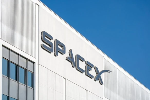 SpaceX headquarters in Hawthorne California.