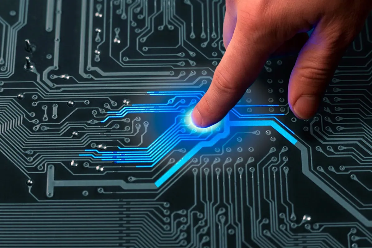 10 Best ETFs for Beginner Investors 6 a concept of a person powering up a semiconductor by touching it.
