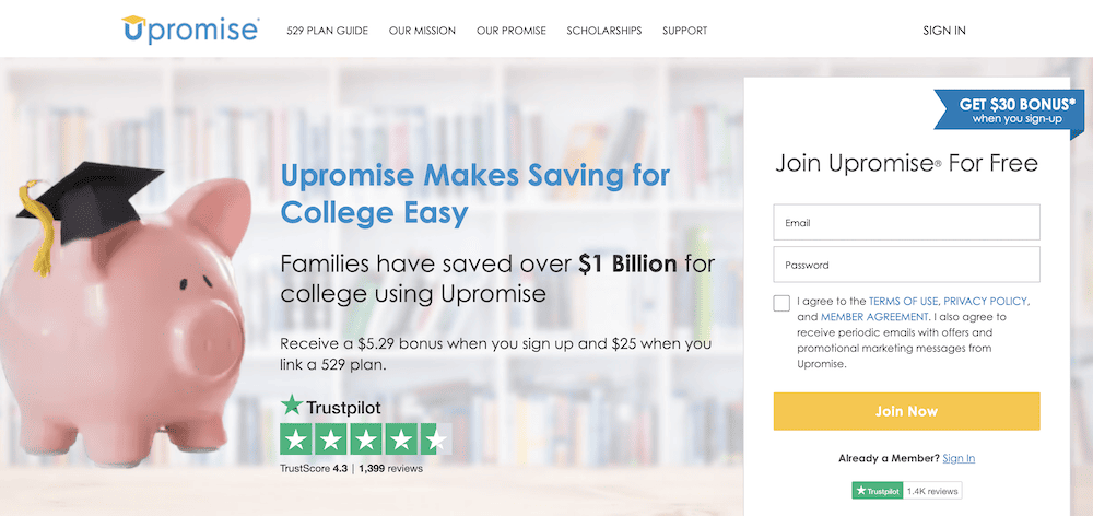 upromise signup