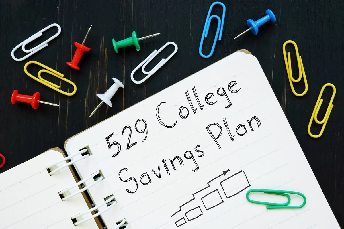 From College Fund to Retirement Nest Egg: How to Rescue an Overfunded 529 2 A notebook with 529 college savings plan written on it 1200.